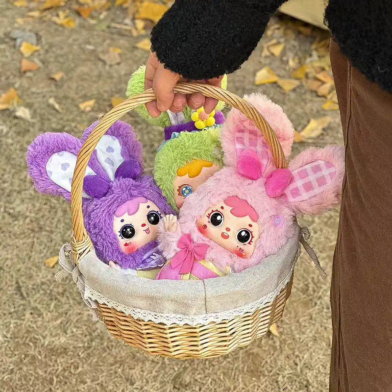 SAMUEL HAPPY PICNIC OF BEAR AND RABBIT SERIES PLUSH