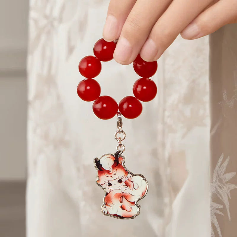 DIMOO STORIES IN THE CUP SERIES BEADED PENDANT