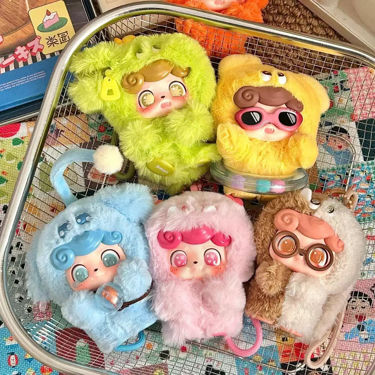 QKID EMOTIONAL HAIRY MONSTERS SERIES PLUSH
