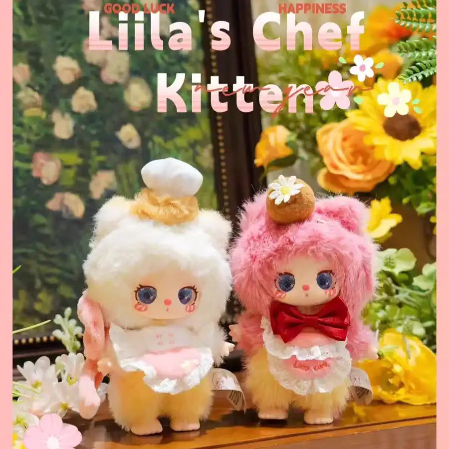 LIILA'S LUCKY CAT V4 CHEF KITTEN SERIES PLUSH