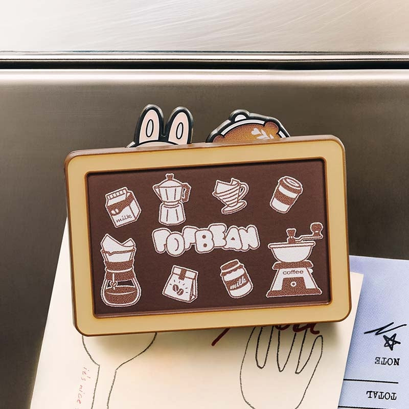 POP BEAN COFFEE FACTORY SERIES FRIDGE MAGNET