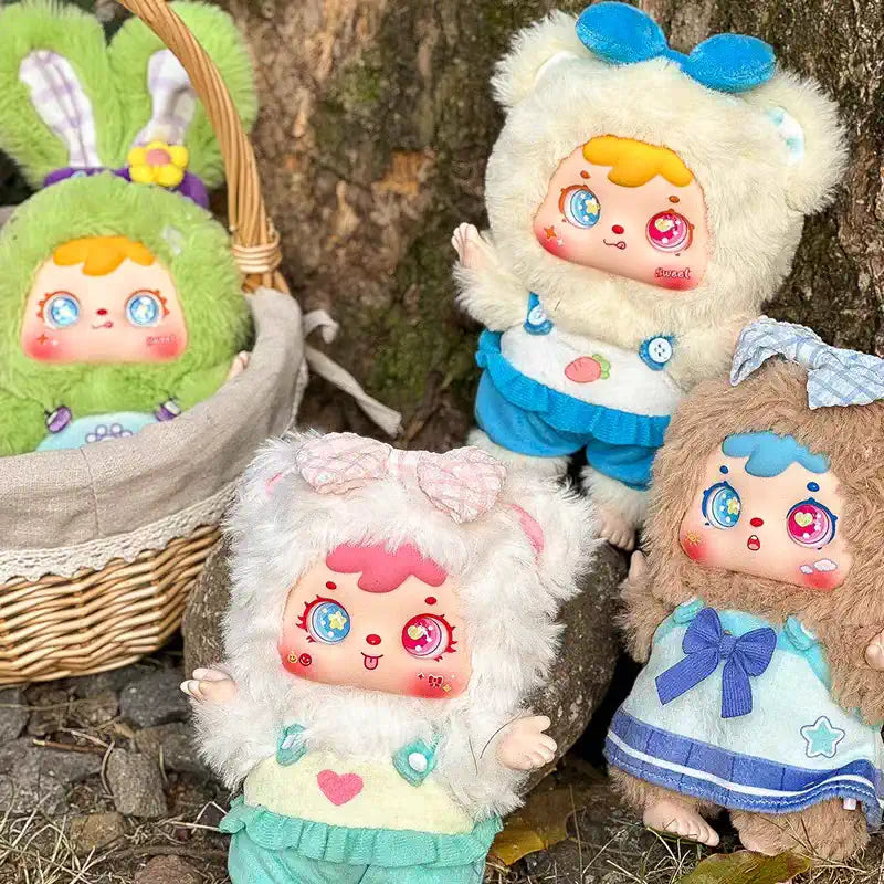 SAMUEL HAPPY PICNIC OF BEAR AND RABBIT SERIES PLUSH