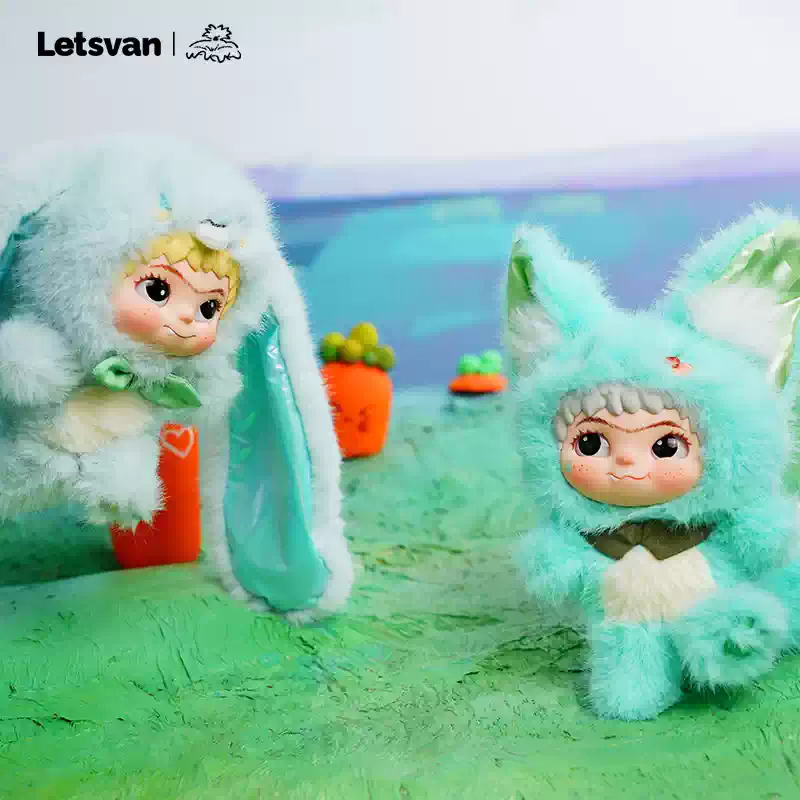 WAKUKU FOX BUNNY TRICK AND TREAT SERIES PLUSH
