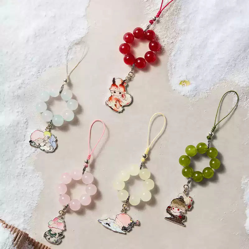 DIMOO STORIES IN THE CUP SERIES BEADED PENDANT