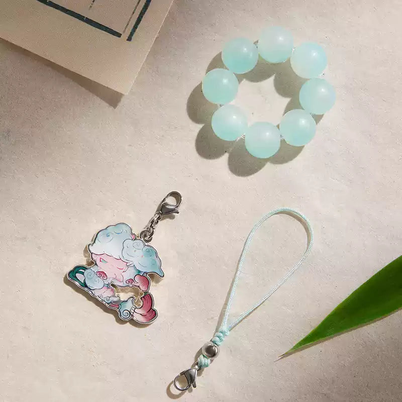 DIMOO STORIES IN THE CUP SERIES BEADED PENDANT