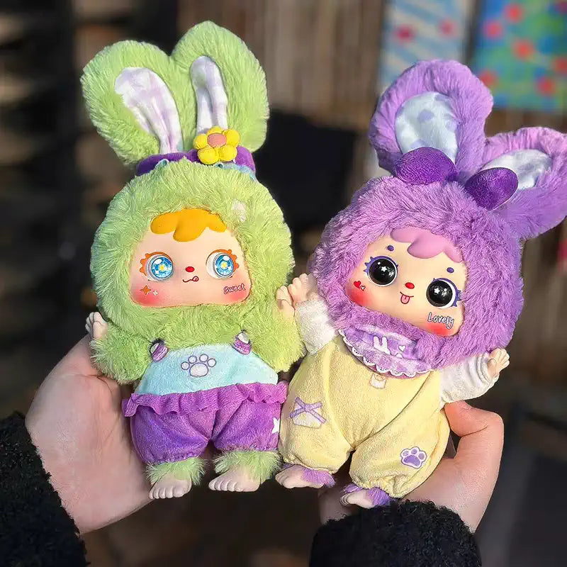 SAMUEL HAPPY PICNIC OF BEAR AND RABBIT SERIES PLUSH