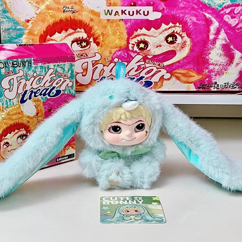 WAKUKU FOX BUNNY TRICK AND TREAT SERIES PLUSH
