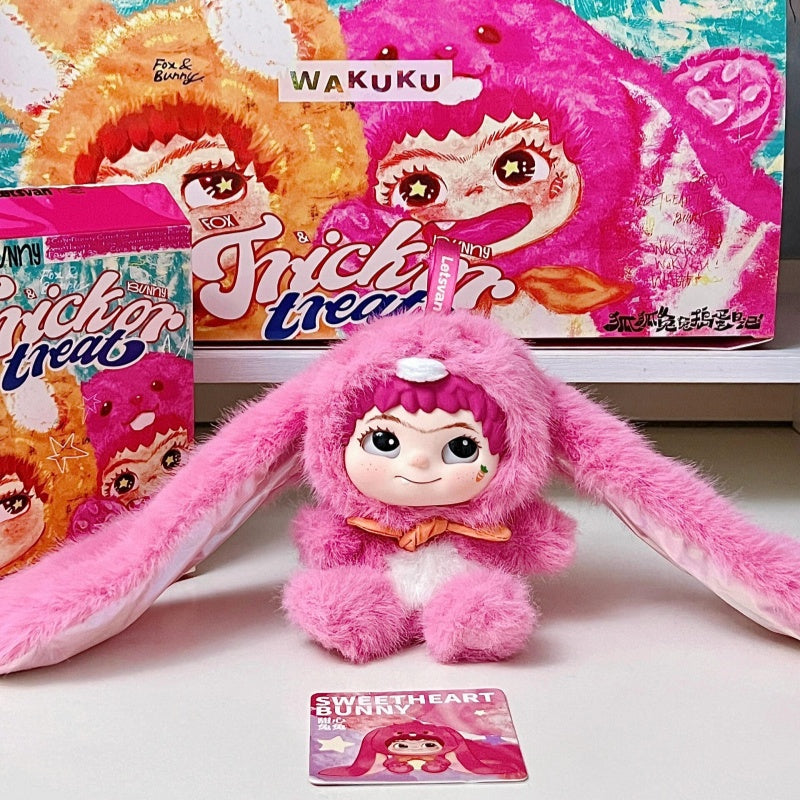 WAKUKU FOX BUNNY TRICK AND TREAT SERIES PLUSH