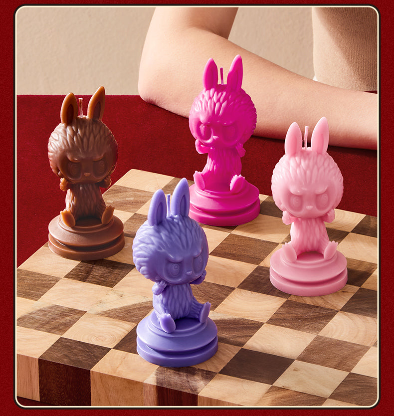LABUBU LET'S CHECKMATE SERIES SCENTED CANDLE