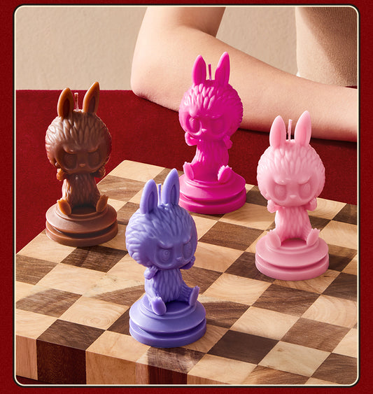 LABUBU LET'S CHECKMATE SERIES SCENTED CANDLE