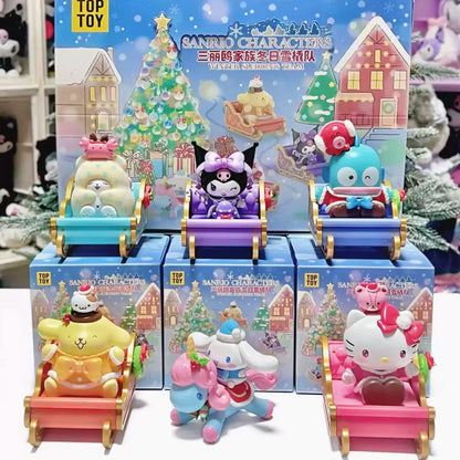 SANRIO WINTER SLEDDING TEAM SERIES TOYS DOLLS