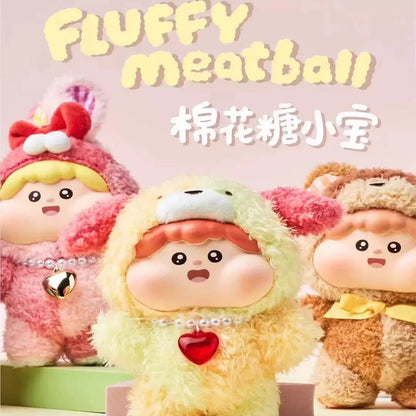 FLUFFY MEATBALL VINYL PLUSH