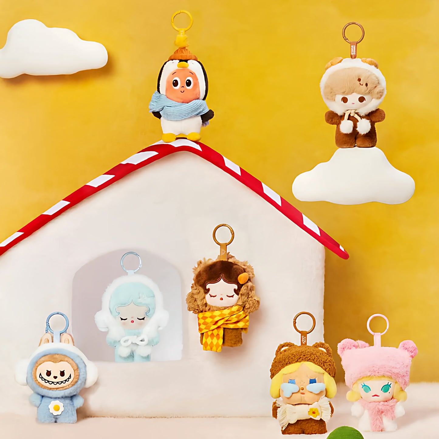 POPBEAN FLUFFY COZY SERIES PLUSH PENDANT