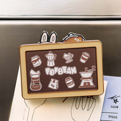 POP BEAN COFFEE FACTORY SERIES FRIDGE MAGNET