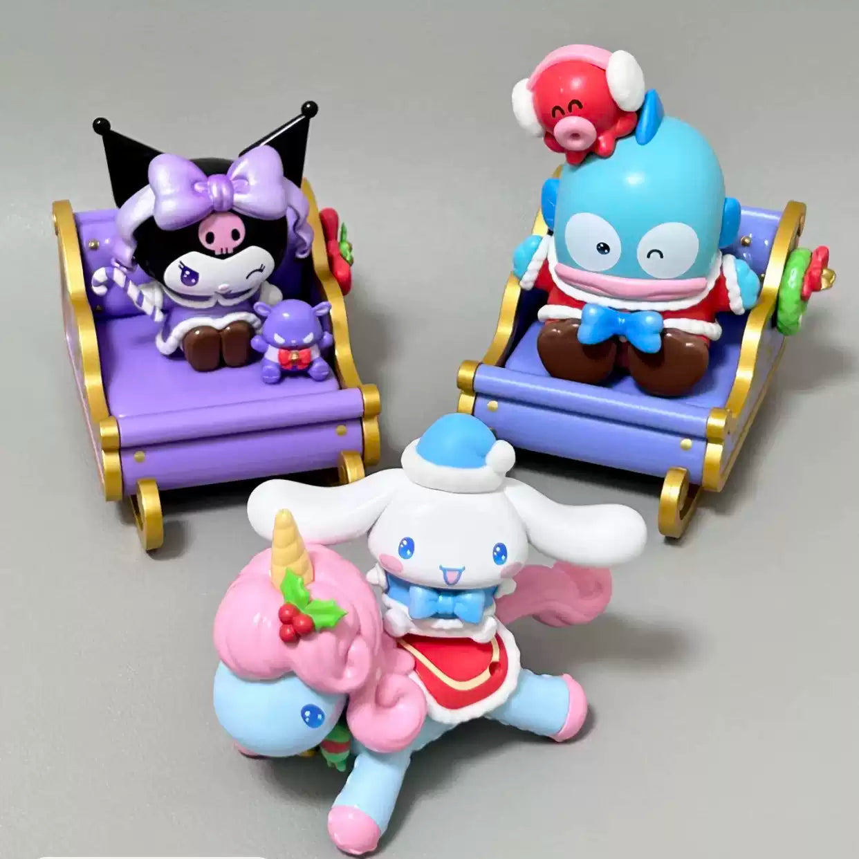 SANRIO WINTER SLEDDING TEAM SERIES TOYS DOLLS