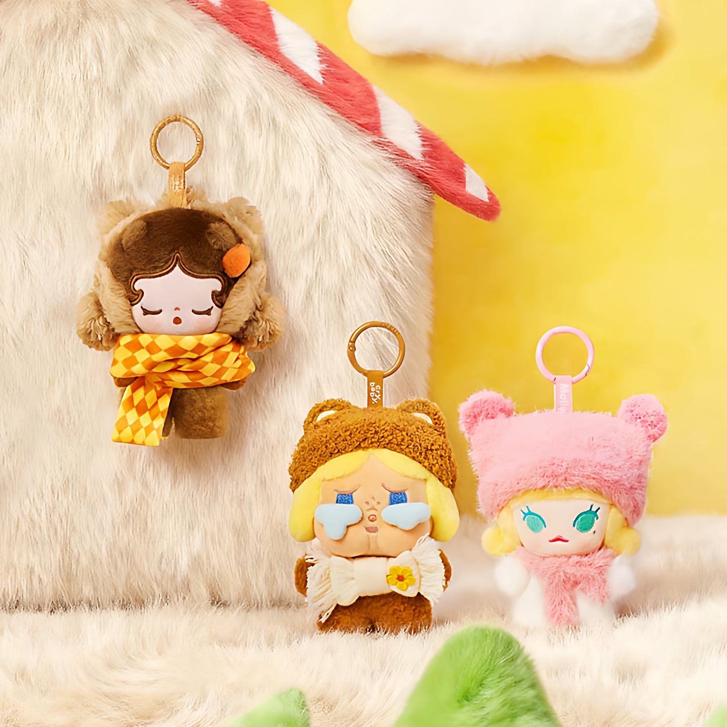 POPBEAN FLUFFY COZY SERIES PLUSH PENDANT