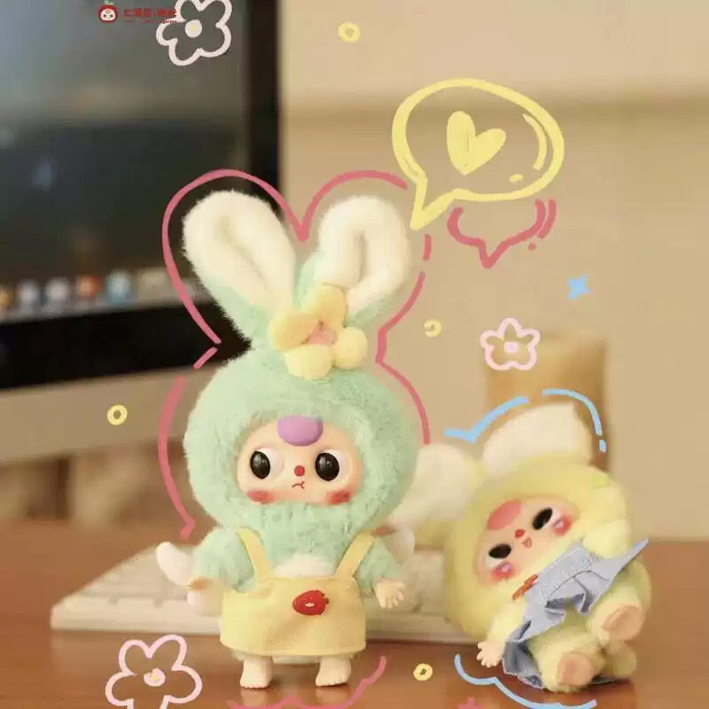 BABY THREE MACARON CUTE BUNNY SERIES PLUSH