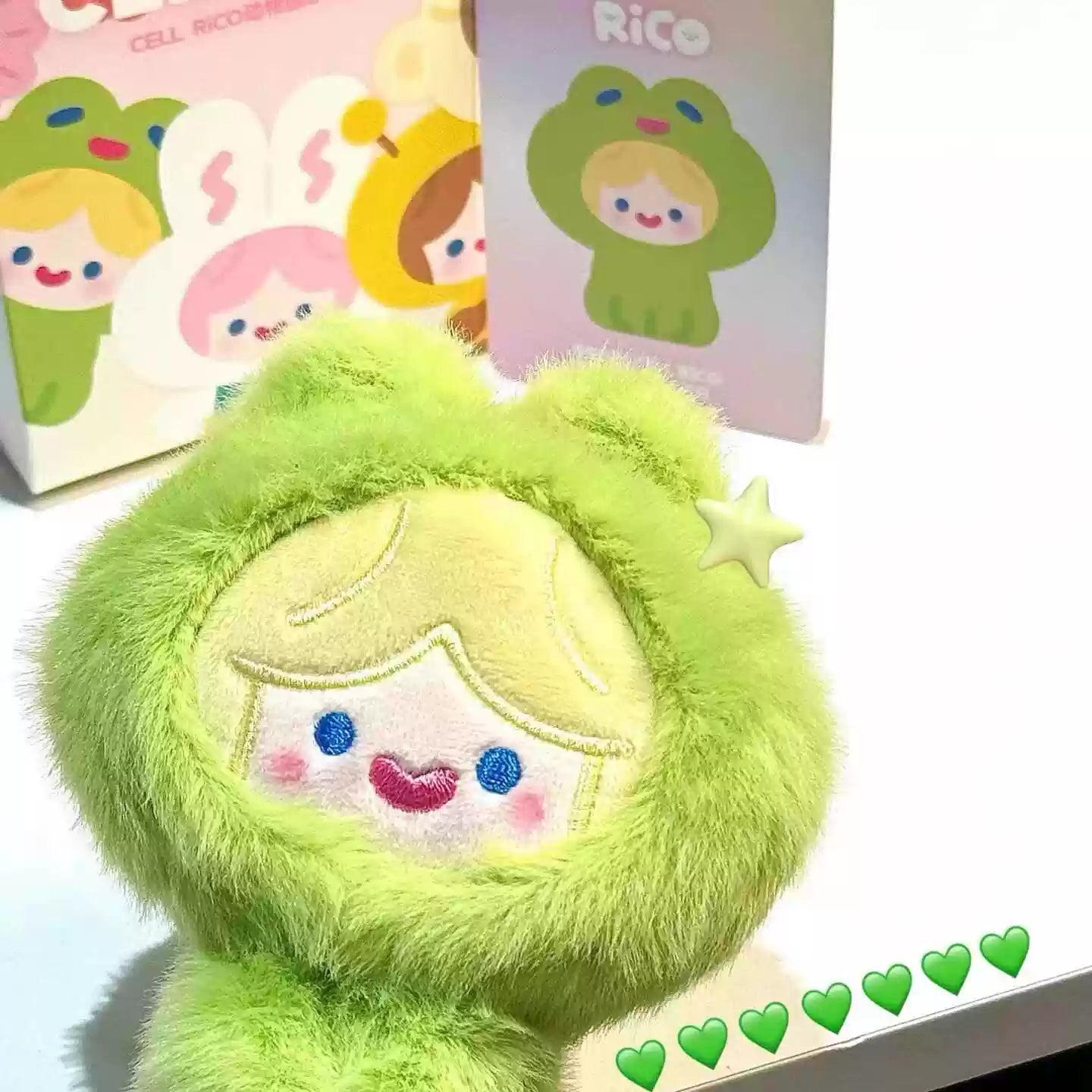 HAPPY FLUFFY CELL RICO 系列毛絨玩具